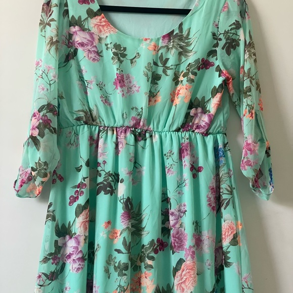 Pink blush maternity dress - Picture 8 of 11